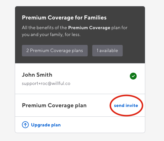 how-do-i-invite-someone-to-a-premium-coverage-for-families-plan-where