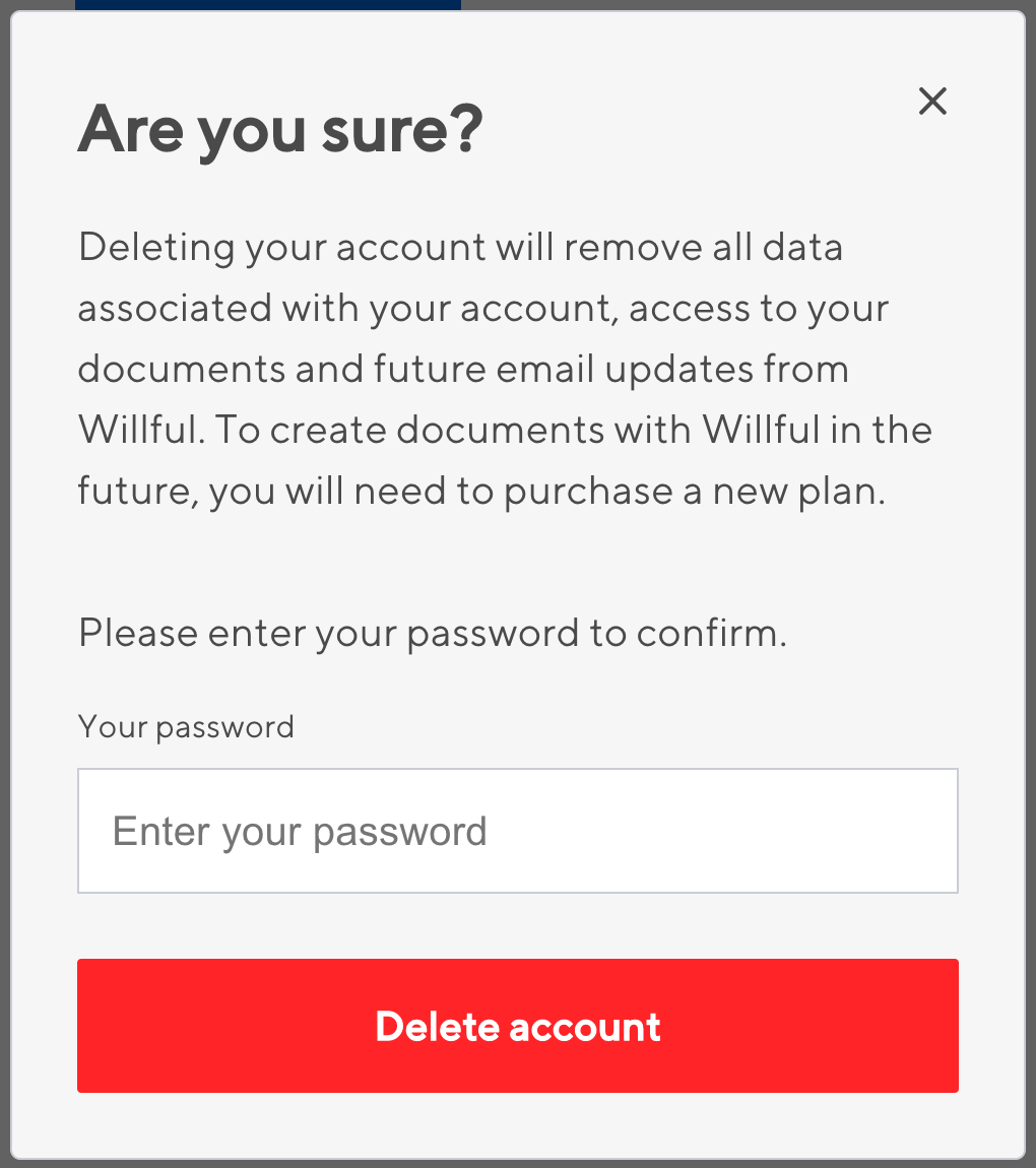 How Do I Delete My Account? – Willful